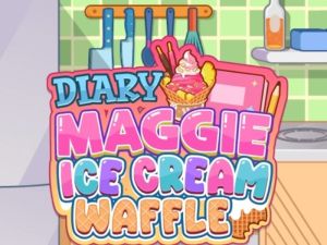 Gioco Diario Maggie: waffle gelato in linea