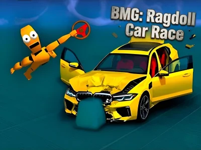 Gioco BMG: Ragdoll Car Race in linea