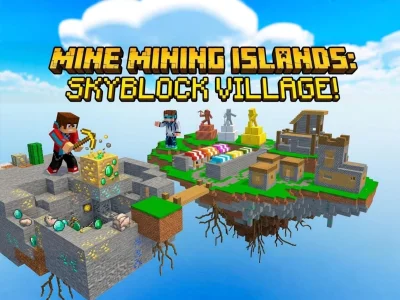 Gioco Mine Mining Islands: Skyblock Village! in linea