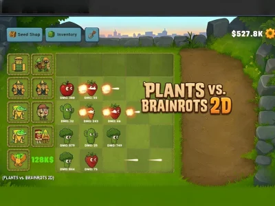 Gioco Plants vs Brainrots 2D in linea
