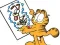 Gioco Garfield connects the dots in linea