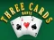 Gioco Three cards monte in linea