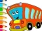 Gioco Coloring Book: Bus in linea
