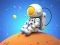 Gioco Coloring Book: Spaceman Sitting in linea
