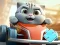 Gioco Jigsaw Puzzle: Cat Racing Driver in linea