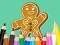 Gioco Coloring Book: Gingerbreads in linea