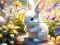 Gioco Jigsaw Puzzle: Sunny Forest Rabbit in linea