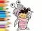 Gioco Coloring Book: Monster Costume Girl in linea