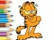 Gioco Coloring Book: Garfield Hamburger in linea