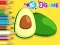Gioco Coloring Book: Avocado Fruit in linea
