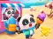 Gioco Jigsaw Puzzle: Baby Panda Ice Cream Car in linea