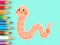 Gioco Coloring Book: Cute Bug in linea