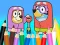 Gioco Coloring Book: Bluey Flossing Grannies in linea