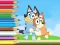 Gioco Coloring Book: Bluey And Bingo Holiday in linea