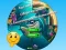 Gioco Round Jigsaw Puzzle Collect Pictures of Funny Ocean Inhabitants in linea