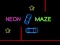 Gioco Neon Car Maze in linea