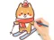Gioco Coloring Book: Skiing Puppy in linea