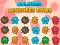 Gioco Colored Microbes Rows in linea