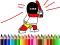 Gioco Back To School: Hero Coloring Book in linea