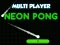 Gioco Neon Pong Multi Player in linea