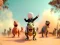 Gioco Stickman: Dinosaur arena in linea