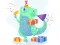 Gioco Dino Party Jigsaw in linea