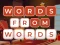 Gioco Words from Words in linea