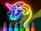 Gioco Learn to Draw Glow Cartoon in linea
