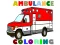 Gioco Ambulance Trucks Coloring Pages in linea