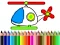 Gioco Back To School Helicopter Coloring in linea