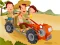 Gioco Cartoon Tractor Puzzle in linea