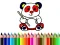 Gioco Back To School: Panda Coloring in linea