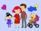 Gioco Happy Family Coloring Book in linea
