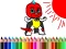 Gioco Back To School: Mask Boy Coloring in linea