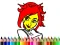 Gioco Back To School: Cute Girl Coloring in linea