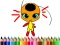 Gioco Back To School: Dotted Girl Coloring in linea