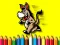 Gioco Back To School Coloring Book Donkey in linea