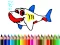 Gioco Back To School: Shark Coloring Book in linea