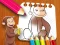 Gioco Curious George Coloring Book in linea