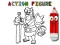 Gioco Back To School: Action Figure Coloring in linea