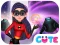 Gioco Superhero Violet Fashion Shoot in linea
