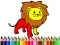 Gioco Back To School: Lion Coloring Book in linea