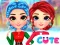 Gioco Rainbow Girls Christmas Outfits in linea