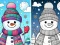 Gioco Coloring book Winter in linea