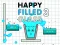 Gioco Happy Filled Glass 3 in linea