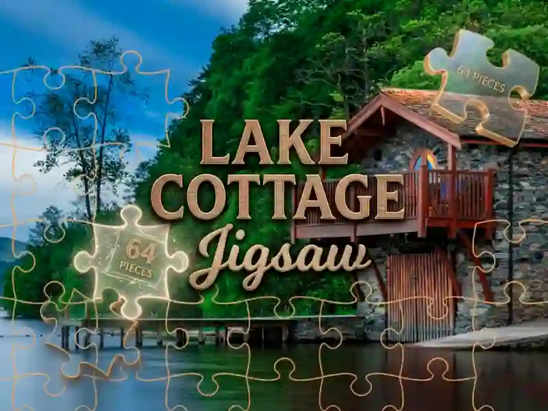 Gioco Lake Cottage Jigsaw in linea