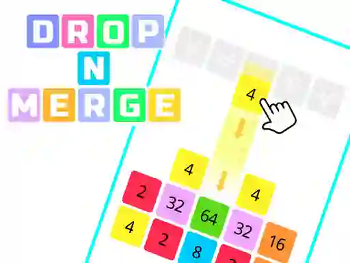 Gioco Drop N Merge Blocks in linea