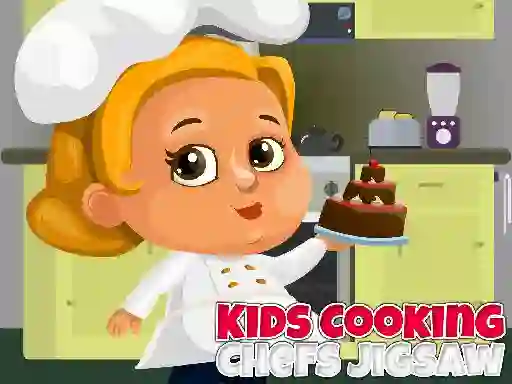 Gioco Kids Cooking Chefs Jigsaw in linea