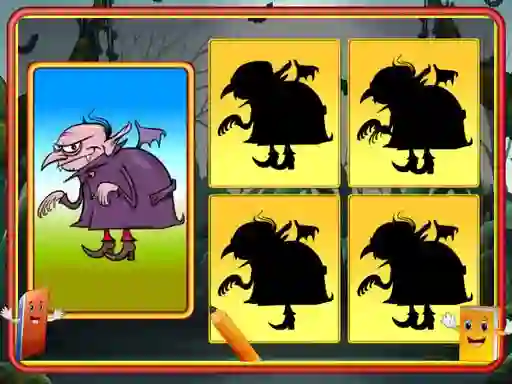 Gioco Shadow Match Halloween in linea