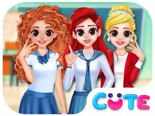 Gioco BFF Princess Back To School in linea